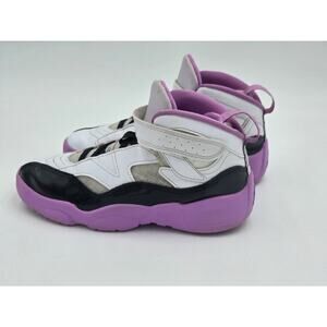 Air Jordan Jumpman Two Trey Youth Size 2 White Grape Sneakers DQ8432-105